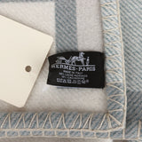 Hermes "Ithaque" Gris and Perle Blanket
