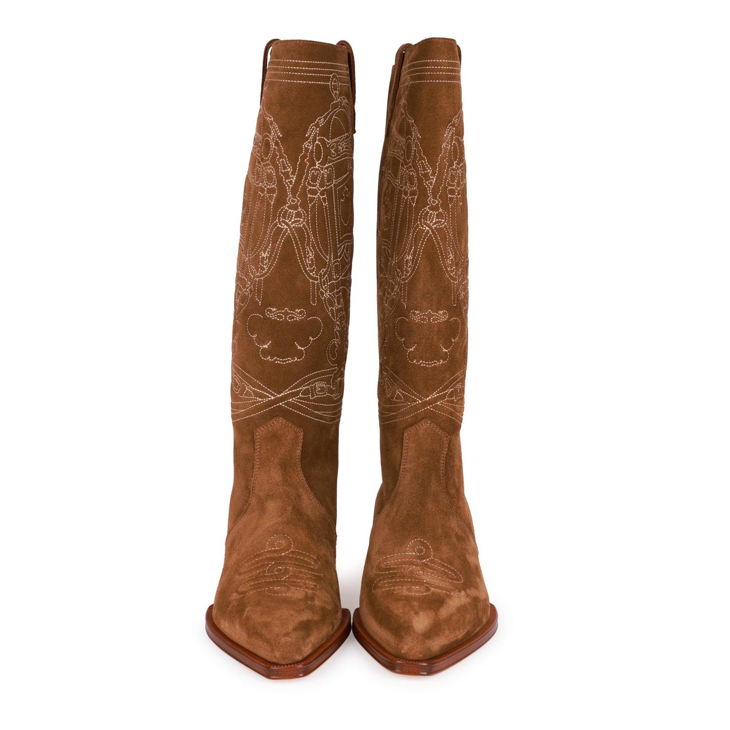 CHYPRE SANDAL IN BRONZE BROWN SUEDE AND CALFSKIN