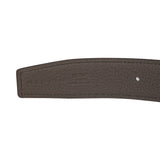 Hermes 32mm Reversible Black/Etain Constance H Belt 95cm Palladium Buckle