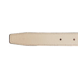 Hermes 24mm Reversible Rouge H/White Constance H Belt 85cm Gold Buckle