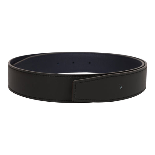 Hermes 32mm Reversible Black/Bleu Nuit Constance H Belt 75cm Brushed Gold Buckle