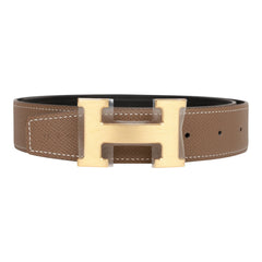 Hermes Constance Strie Belt Etoupe Hermes | Accessories | Hermes Constance 24mm Belt Etoupe And  main image 4