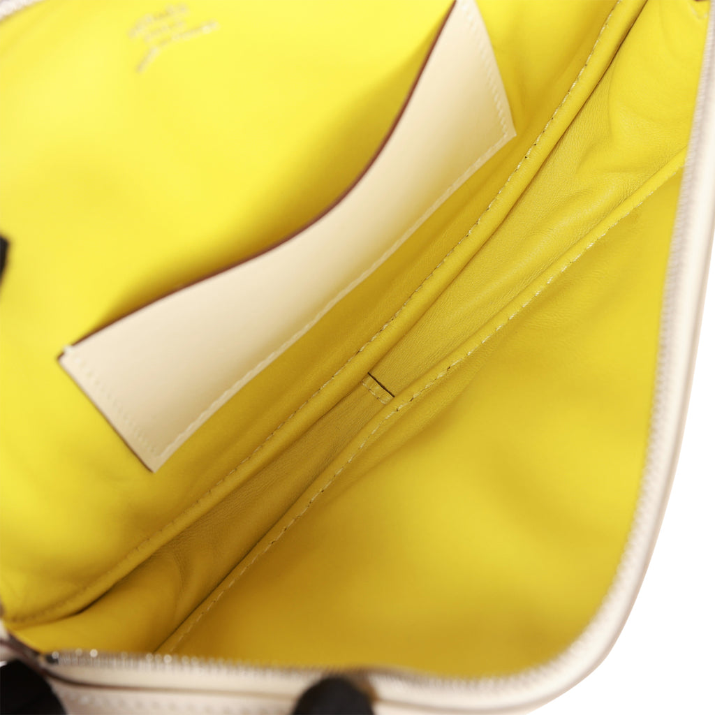 Hermès Lime Swift In-The-Loop Belt Bag Palladium Hardware, 2022