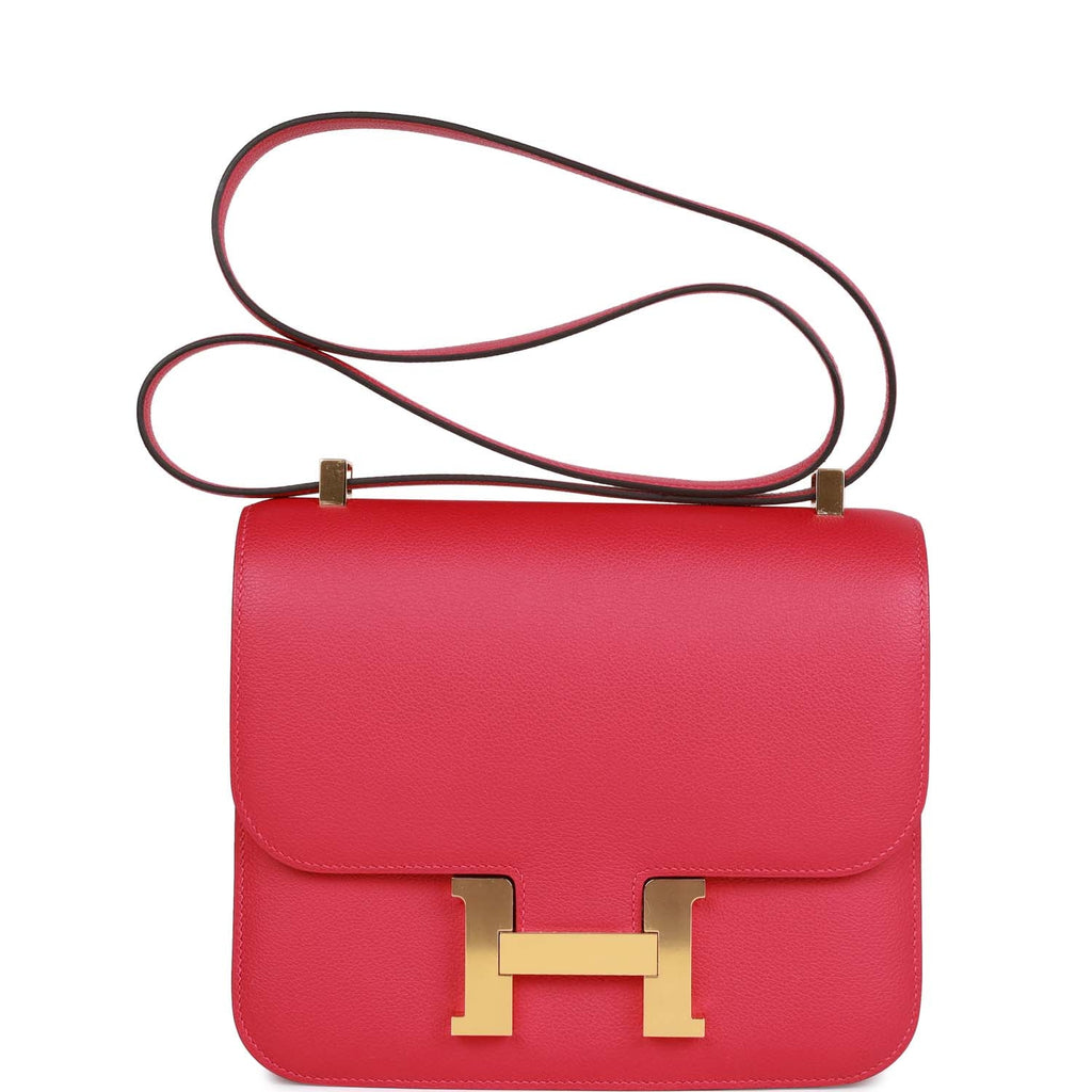 Hermes Constance Bag Madame 24 Red