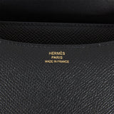 Hermes Constance 18 Black Epsom Gold Hardware