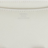 Hermes Constance 18 White Evercolor Palladium Hardware