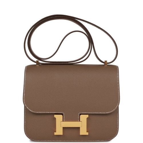 Hermes Constance 1-18 Etoupe Epsom Gold Hardware