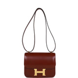 Hermes Constance 1-18 Rouge H Box Gold Hardware