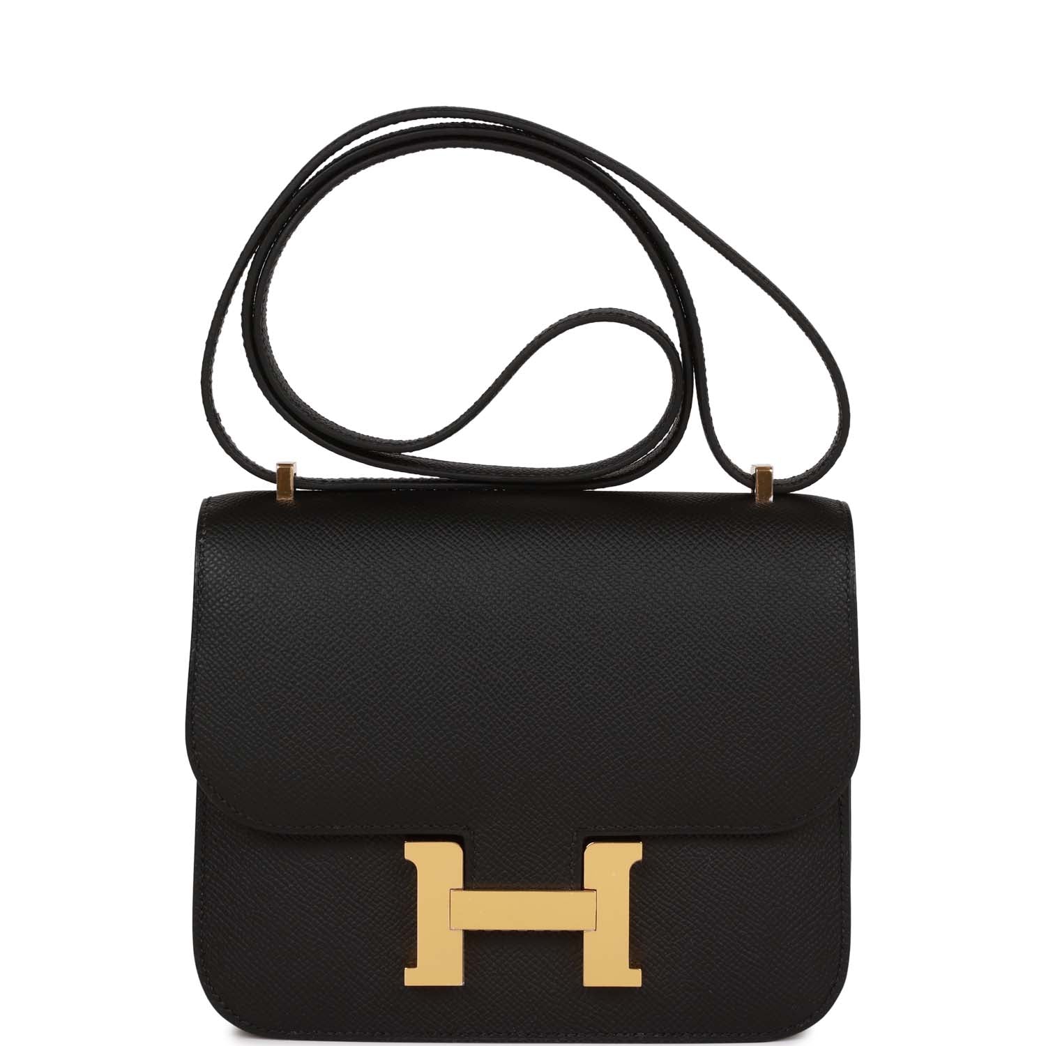 Hermes Constance 18 Black Epsom Gold Hardware – Madison Avenue Couture