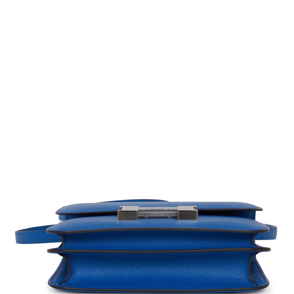 Hermès Constance 18 In Bleu Celeste Epsom With Palladium Hardware