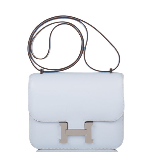 Hermes Bleu Brume Constance 18cm Swift