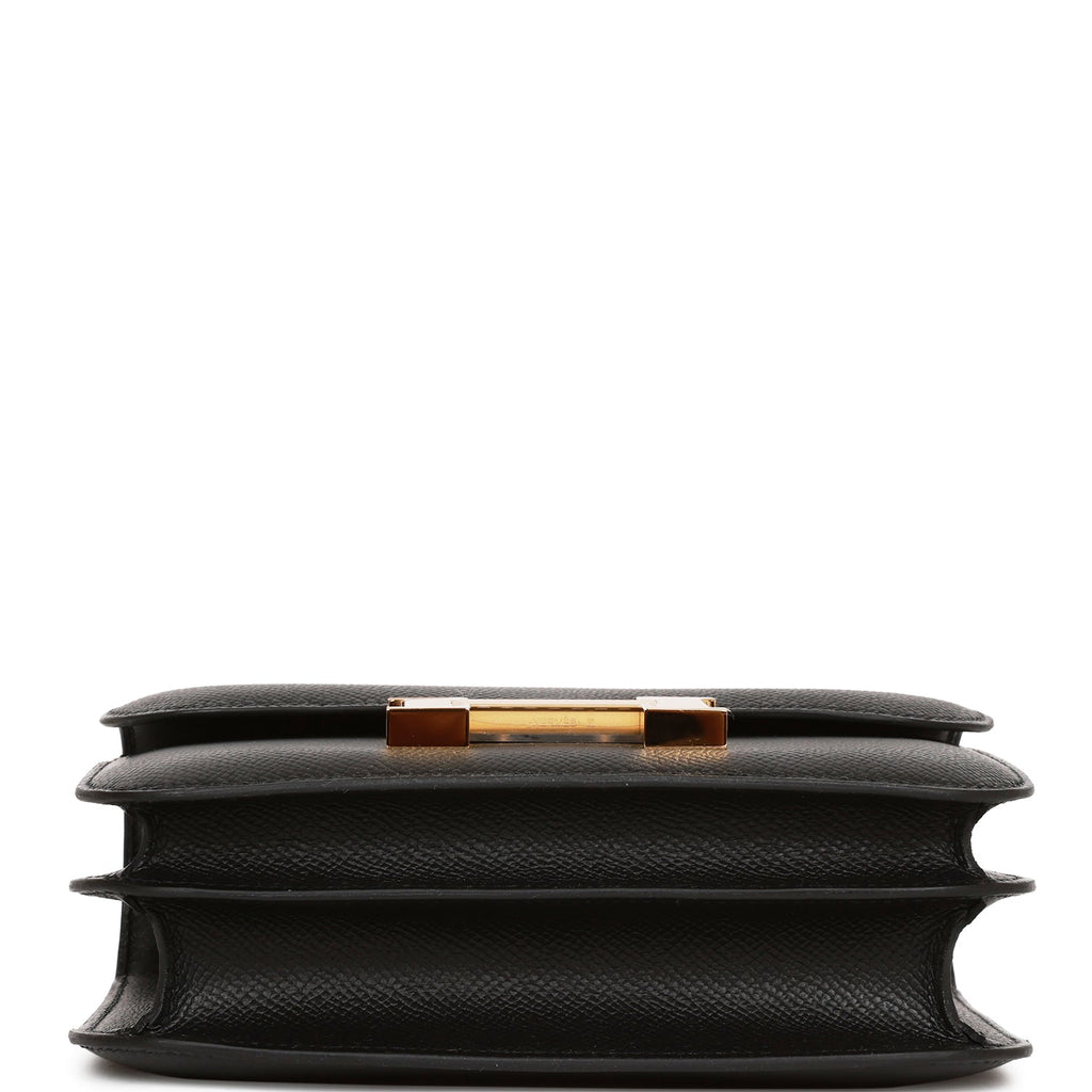 Hermes Constance Bag 18 Black Epsom Gold Hardware New w/ Box – Mightychic