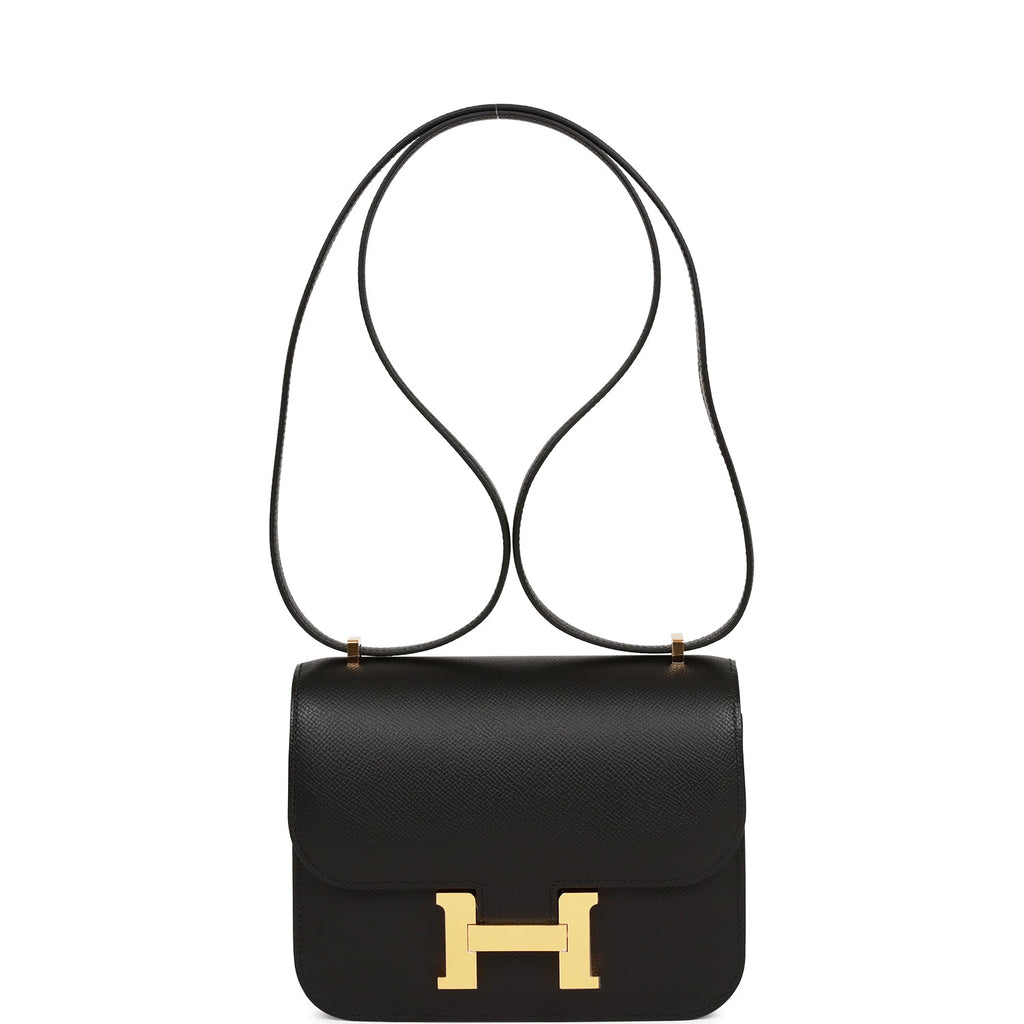 Hermes Constance 18 Black Epsom Gold Hardware – Madison Avenue Couture