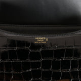 Hermes Constance 24 Black Alligator Crocodile Skin Glod - Nice Bag™