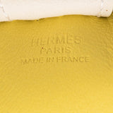 Hermes Lime/Sesame/Craie Grigri Horse Rodeo Bag Charm PM