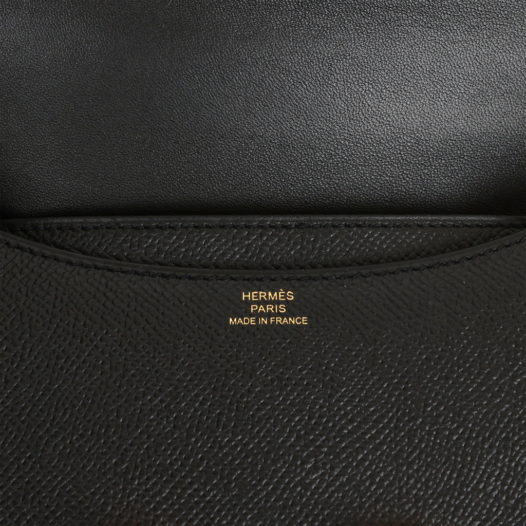 Hermès Black Epsom Constance To Go Gold Hardware Available For Immediate  Sale At Sotheby's
