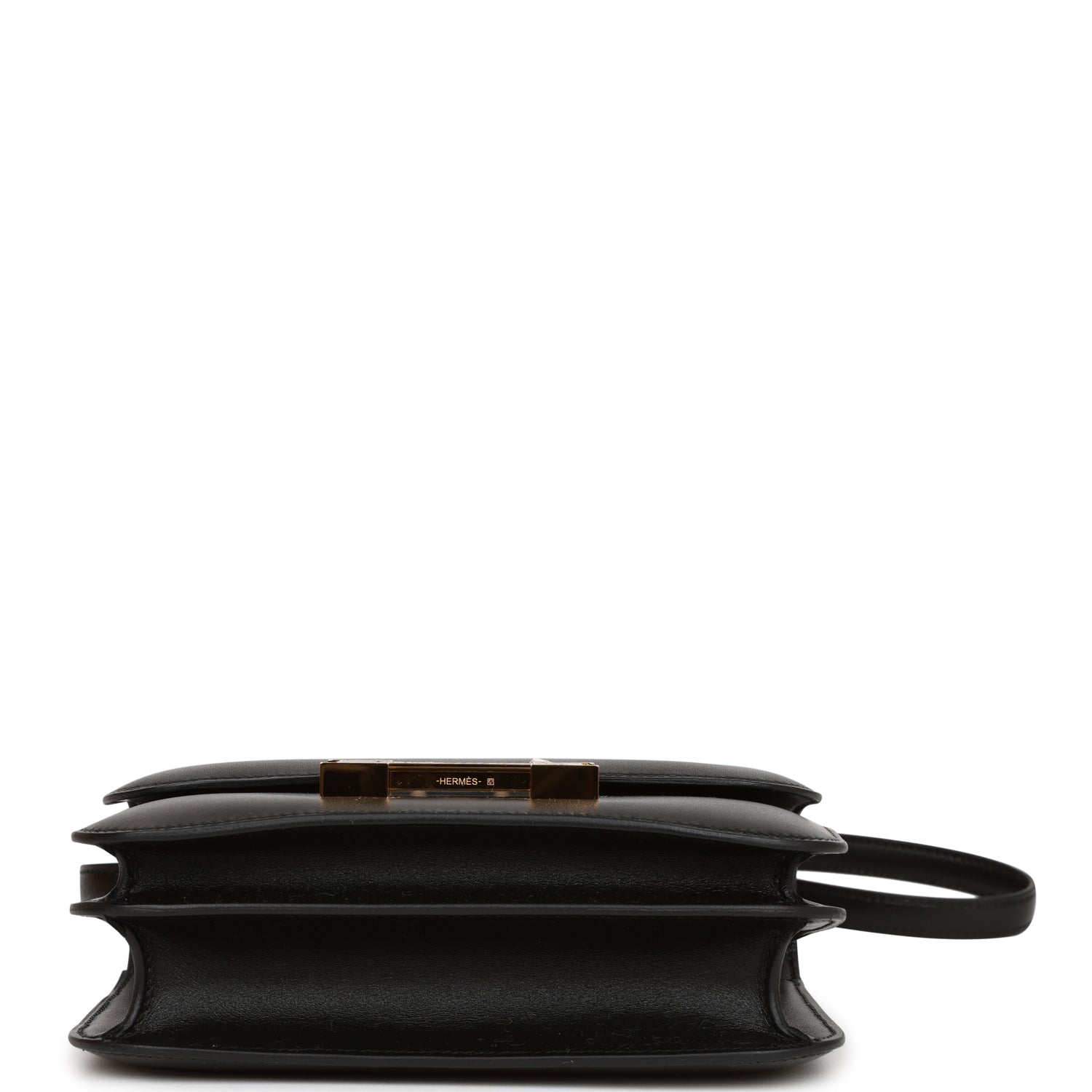 Hermes Constance 18 Black Tadelakt and Ombre Lizard Gold Hardware ...