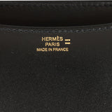 Hermes Constance 18 Black Tadelakt and Ombre Lizard Gold Hardware