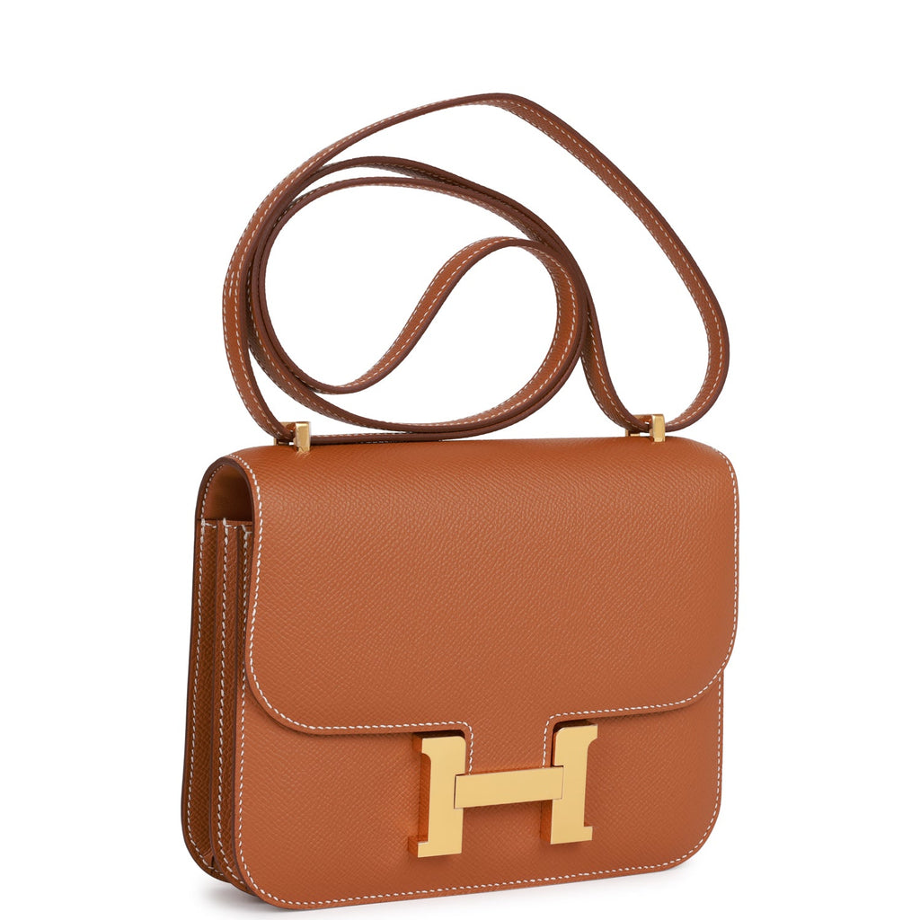 Hermes Constance 18 Gold Epsom with Gold Plated Hardware