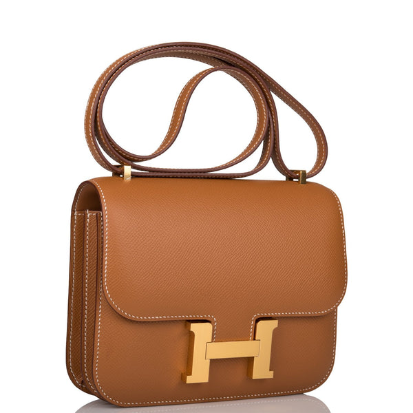 Hermes Constance 18 Gold Epsom Gold Hardware – Madison Avenue Couture