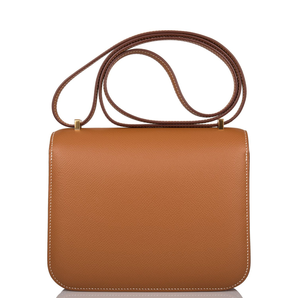 Gold Epsom Mini Constance 18 Gold Hardware, 2021, Handbags & Accessories, 2021