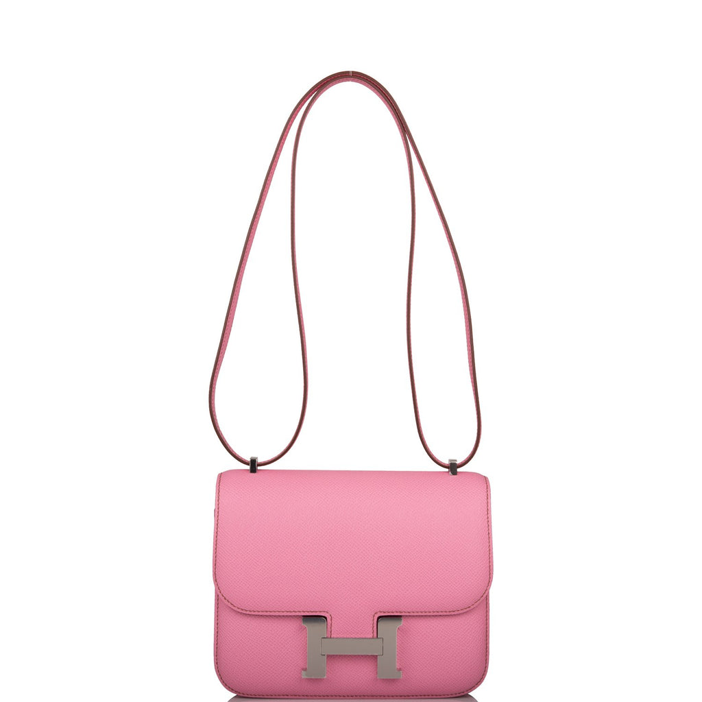 Hermès Constance 18 5P Bubblegum Pink Epsom with Palladium Hardware