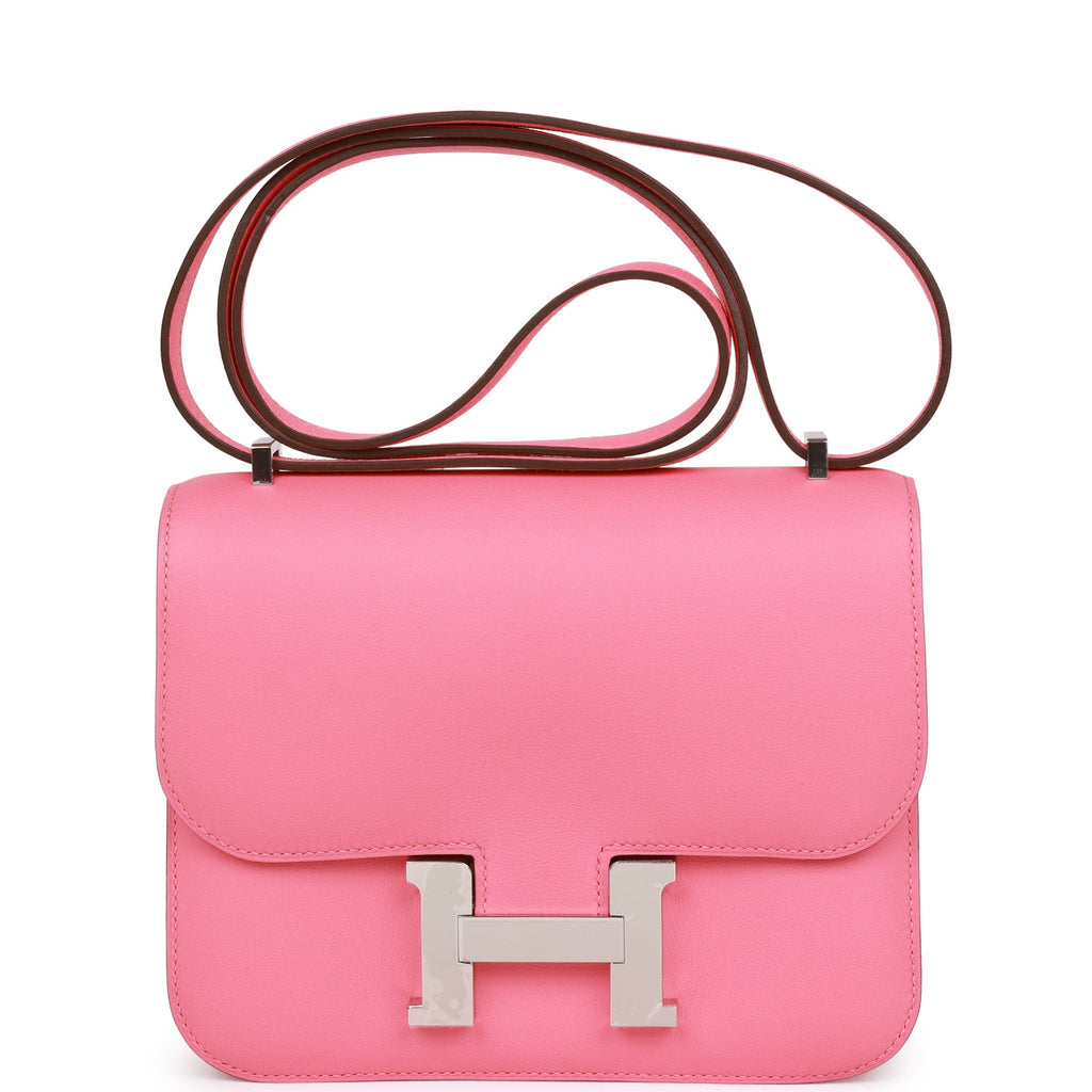 Hermes Constance Mini 18 Rose Azalea Swift Leather PHW – ZAK BAGS ©️