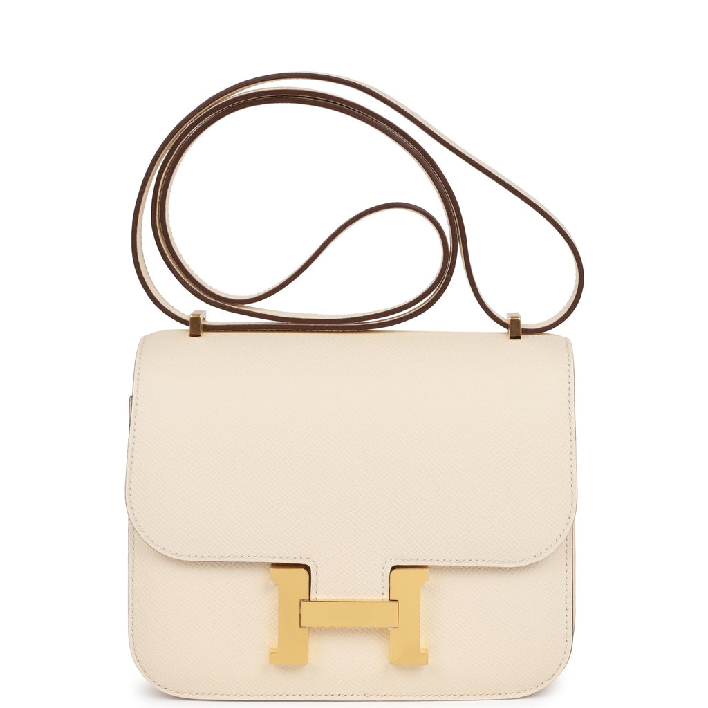 Hermes Constance 18 Nata Ostrich Gold Hardware – Madison Avenue Couture