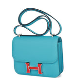 Hermes Constance 18 Bleu du Nord Epsom Palladium Hardware