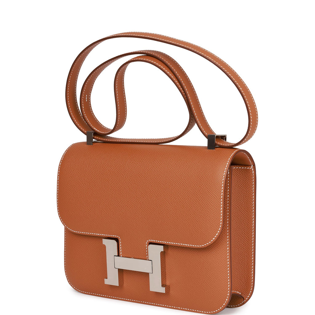 Hermès Constance 24 Seagull Grey Gris Mouette Epsom with Palladium Hardware  - Bags - Kabinet Privé