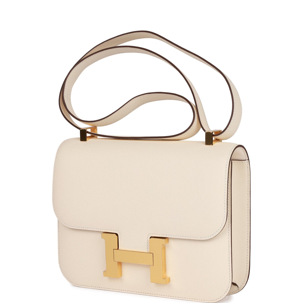 Hermes Constance 24 gold in Epsom with gold hardware - ADC1146