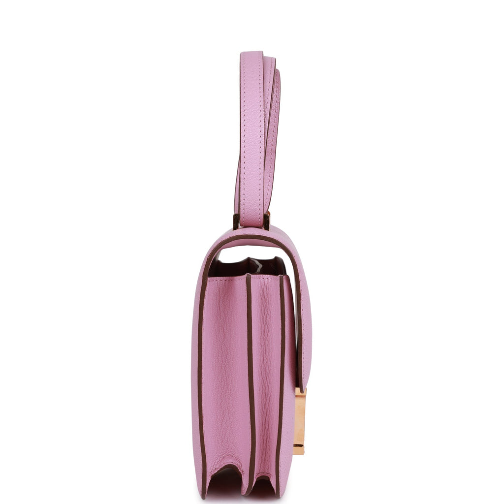Hermes Constance 24, Pink Mauve Sylvestre Epsom with Rose Gold Hardware,  New in Box WA001