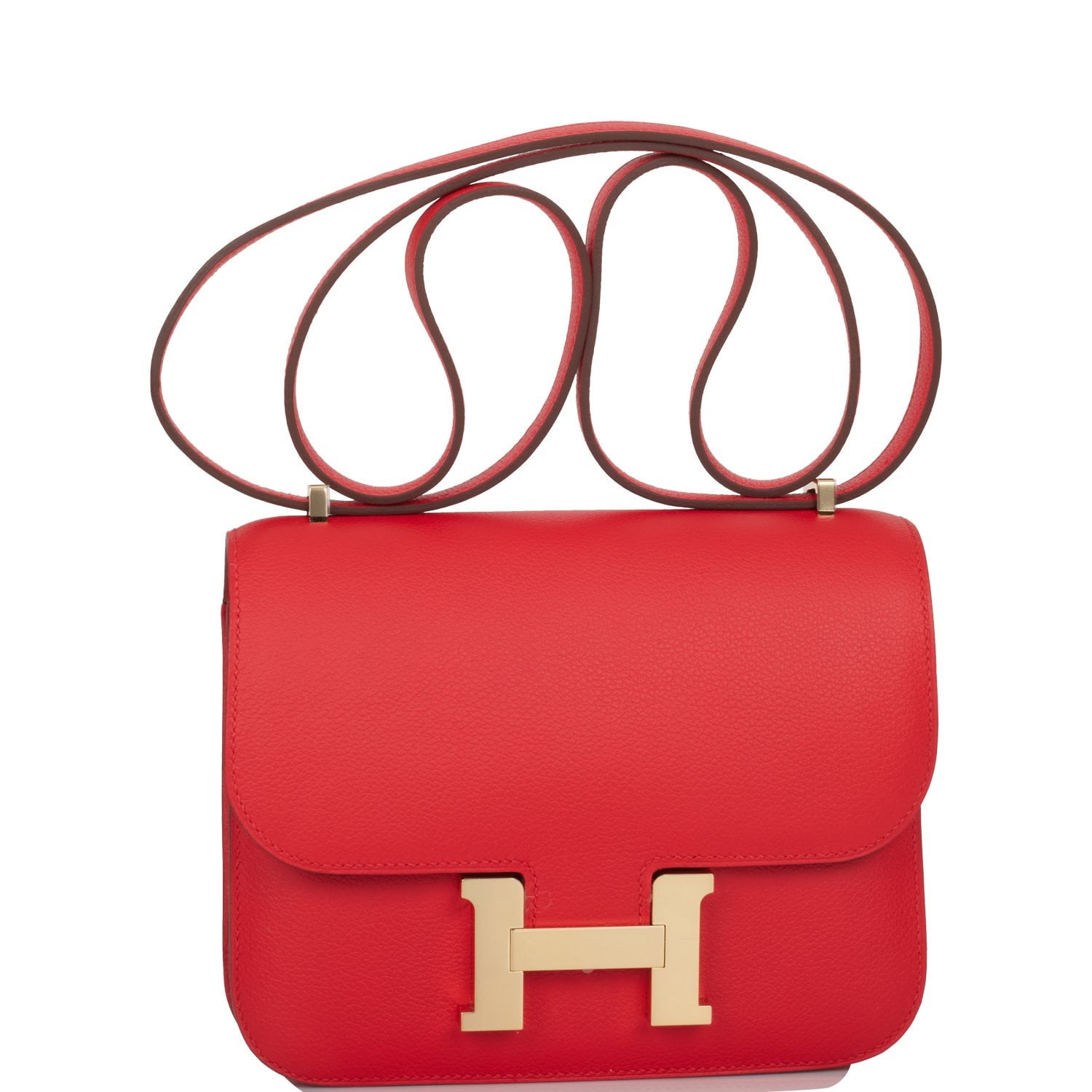 Hermes Constance 18 Rouge de Coeur Verso Evercolor Permabrass Hardware