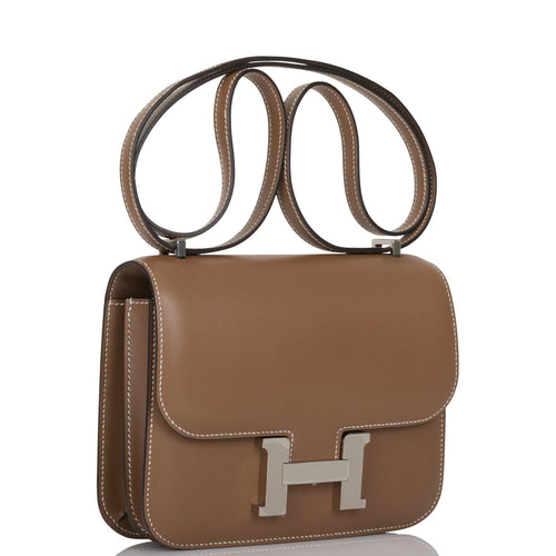 Hermes Constance 18 Etoupe Tadelakt Palladium Hardware
