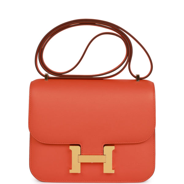 Hermes Constance 1-18 Orange Swift Gold Hardware – Madison Avenue Couture