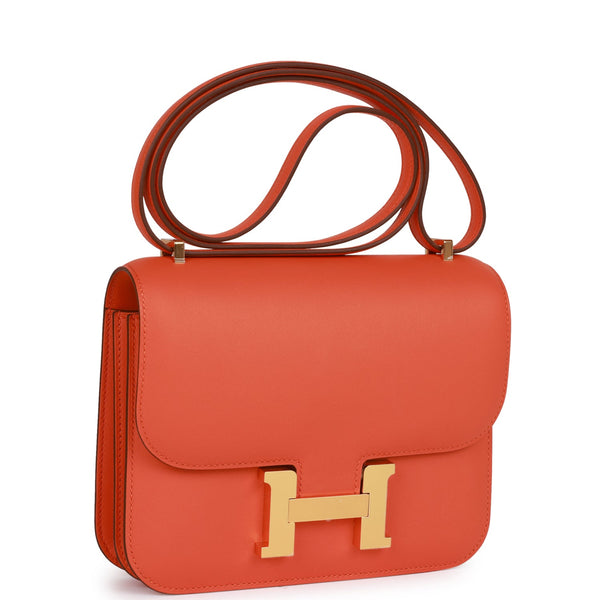 Hermes Constance 1-18 Orange Swift Gold Hardware – Madison Avenue Couture