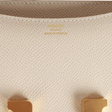 Hermes Constance 1-18 Craie Epsom Gold Hardware