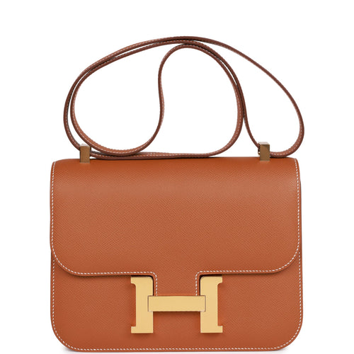 Hermes Constance 1-24 Gold Epsom Gold Hardware