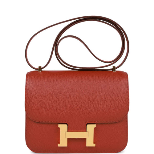 Hermes Constance 1-18 Rouge Venitien Epsom Gold Hardware