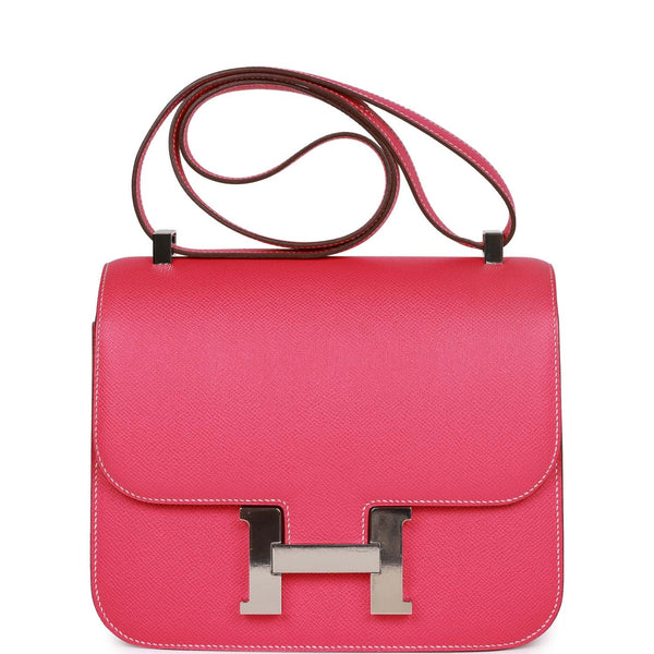 HERMÈS, ROUGE GRENADE CONSTANCE 24 IN EPSOM LEATHER WITH GOLD HARDWARE,  2016, Handbags and Accessories, 2020