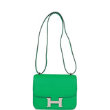 Hermes Constance 1-18 Menthe Chevre Palladium Hardware