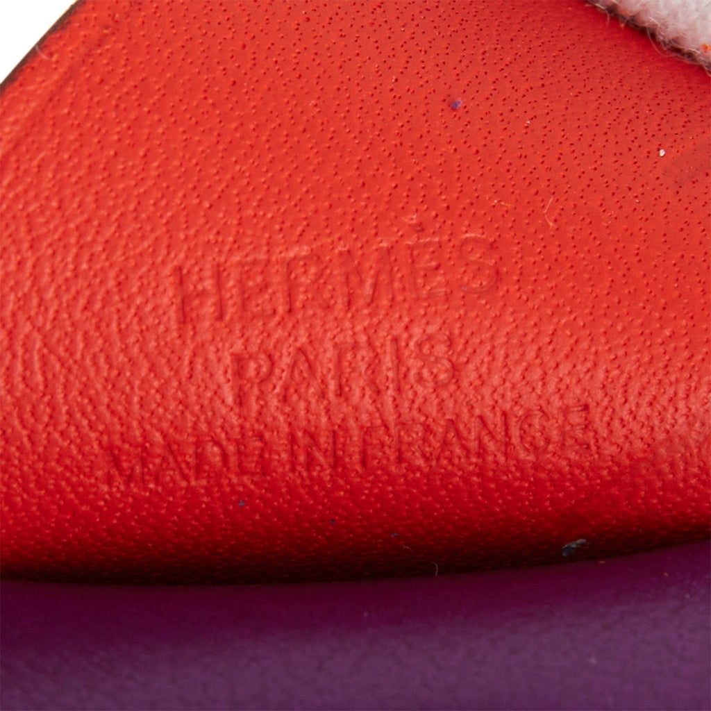 Hermes Rodeo PM Bag Charm Cornaline / Orange Poppy / Violet – Mightychic