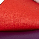 Hermes Violet/Cornaline/Capucine Pegasus Horse Rodeo Bag Charm PM