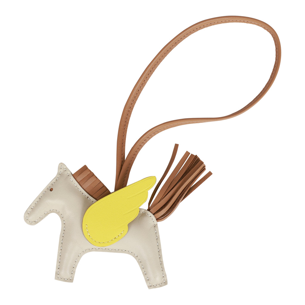 Hermes Craie/Chai/Lime Pegasus Horse Rodeo Bag Charm – Madison
