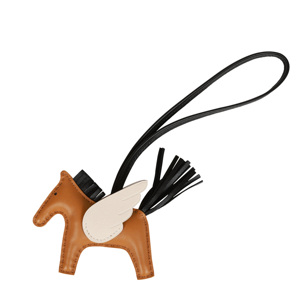 Hermes Sesame/Nata/Black Pegasus Horse Rodeo Bag Charm – Madison