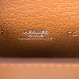 Hermes Mini Kelly Idole Bag Charm Sable Tadelakt Palladium Hardware