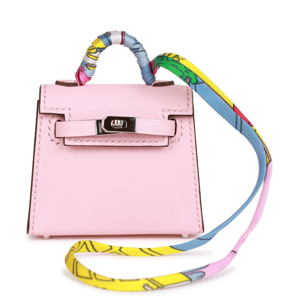Hermès Etoupe Tadelakt Micro Mini Kelly Twilly Bag Charm Palladium  Hardware, 2020 Available For Immediate Sale At Sotheby's