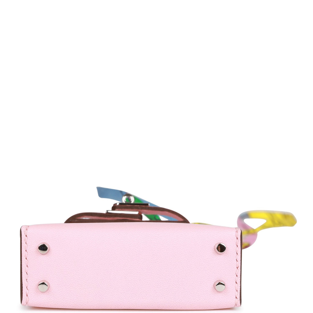 Hermes Mini Kelly Pochette 22cm Bag Tadelakt Swift Calfskin Palladium  Hardware, Rose Sakura 3Q - SYMode Vip