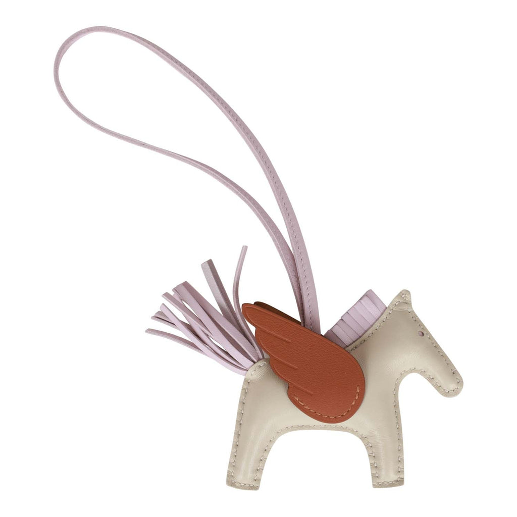 Hermes Mushroom/Mauve Pale/Caban Pegasus Horse Rodeo Bag Charm – Madison  Avenue Couture