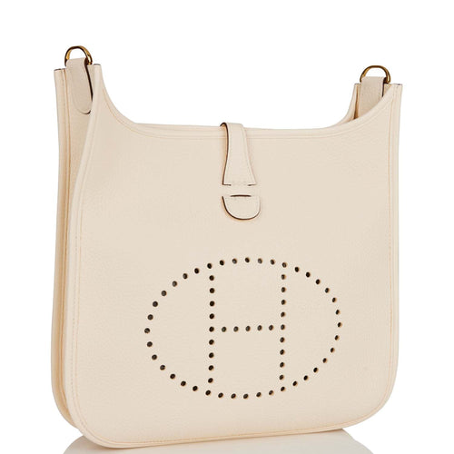 Hermes Evelyne III PM Nata Clemence Gold Hardware